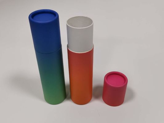 Tubes de empaquetage de carton de Papier d'emballage de cosmétiques de carton de cylindre de Pantone 150*35mm