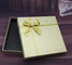 Boîte-cadeau rigides de carton de Matt Lamination Butterfly Ribbon Closure