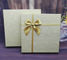 Boîte-cadeau rigides de carton de Matt Lamination Butterfly Ribbon Closure