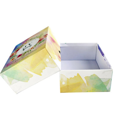 Boîte-cadeau rigides de carton de Floweral 2mm avec l'impression des couvercles CMYK