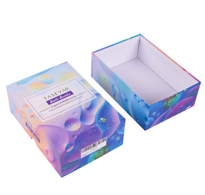 Boîte-cadeau rigides recyclables imprimés faits sur commande de carton de rectangle de 2mm