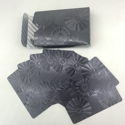 Cartes en plastique imperméables de tisonnier d'aluminium noir avec l'aluminium argenté Tuck Box