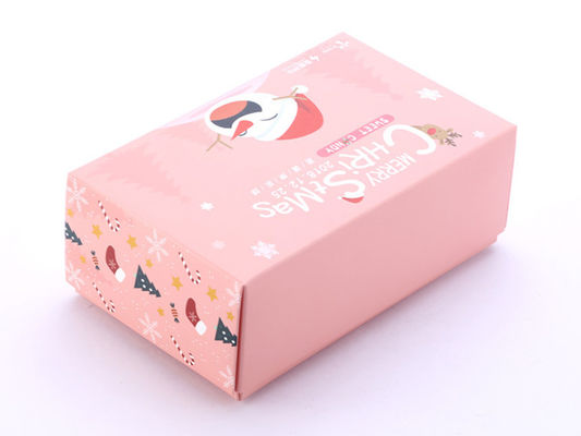 Belle boîte imprimée de conseil en ivoire de rose par couleur 350gsm pliable pour des cadeaux de Noël