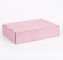 Impression de couleurs cosmétique rose ondulée de Pantone d'emballage de boîte en carton de catégorie d'E