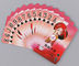 Adultes imprimés faits sur commande 52 spéciaux de cartes de jeu conçus pour des amants