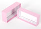 le rose rigide de boîte-cadeau de carton de 2mm a imprimé recyclable pour des cosmétiques